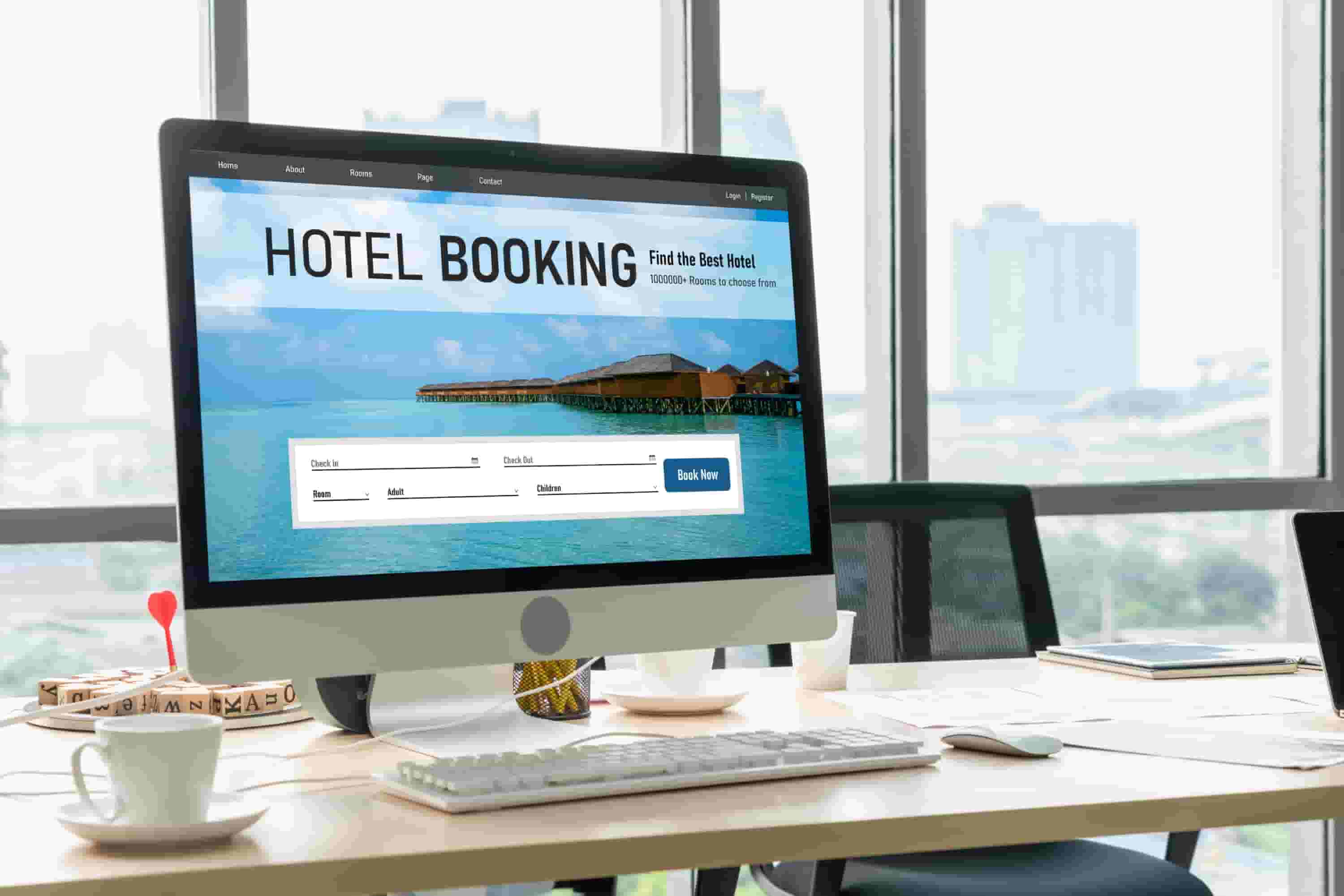 hotel management system representing hotel booking engine